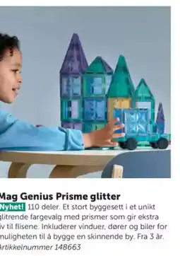 Lekolar Mag Genius Prisme glitter tilbud