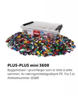 Lekolar PLUS-PLUS mini 3600 tilbud