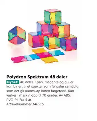 Lekolar Polydron Spektrum 48 deler tilbud