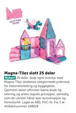 Lekolar Magna-Tiles slott 25 deler tilbud