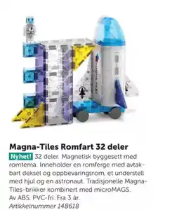 Lekolar Magna-Tiles Romfart 32 deler tilbud