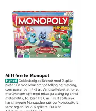 Lekolar Mitt første Monopol tilbud