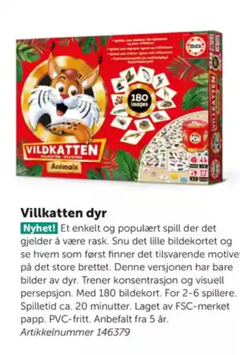 Lekolar Villkatten dyr tilbud