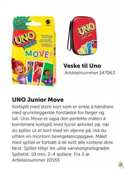 Lekolar UNO Junior Move tilbud