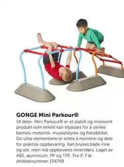 Lekolar GONGE Mini ParkourⓇ tilbud