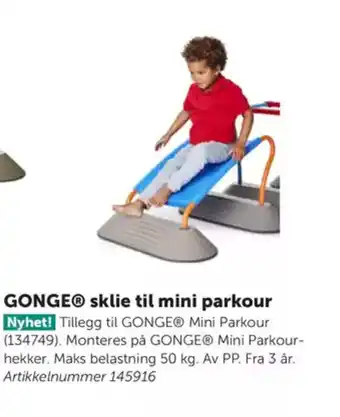 Lekolar GONGE® sklie til mini parkour tilbud