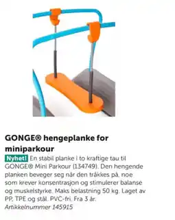 Lekolar GONGEⓇ hengeplanke for miniparkour tilbud