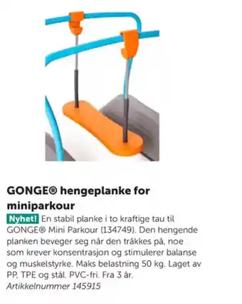 Lekolar GONGEⓇ hengeplanke for miniparkour tilbud