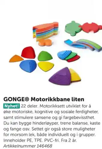 Lekolar GONGEⓇ Motorikkbane liten tilbud