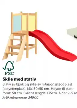 Lekolar Sklie med stativ tilbud