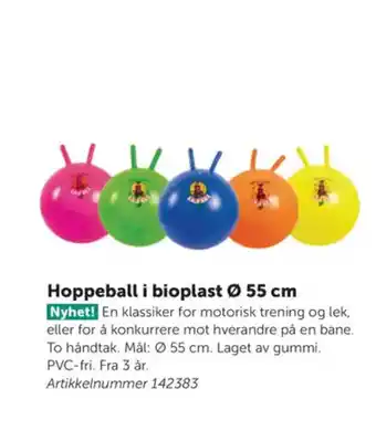 Lekolar Hoppeball i bioplast tilbud