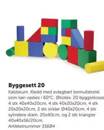 Lekolar Byggesett 20 tilbud