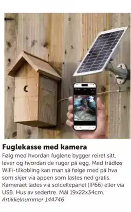 Lekolar Fuglekasse med kamera tilbud