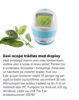 Lekolar Easi-scope trådløs med display tilbud