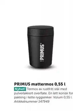 Lekolar PRIMUS mattermos tilbud