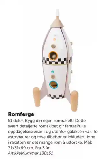 Lekolar Romferge tilbud