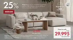 Fagmøbler Prime Lux sofa tilbud