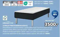 JYSK SUMELVI PB60 RAMMEMADRASS tilbud