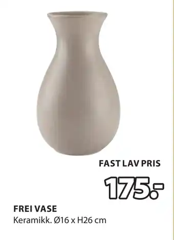 JYSK FREI VASE tilbud