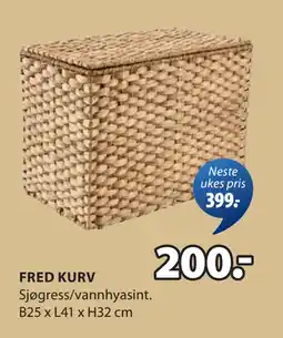 JYSK FRED KURV tilbud