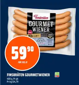 Coop Obs FINSBRÅTEN GOURMETWIENER tilbud