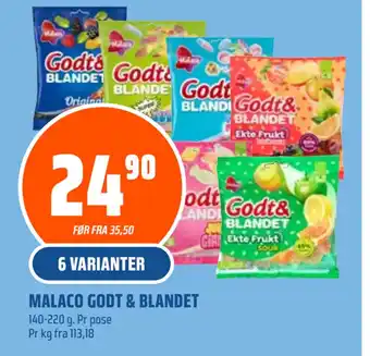 Coop Obs MALACO GODT & BLANDET tilbud