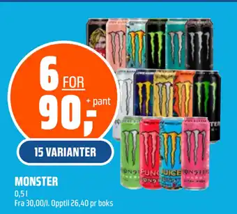 Coop Obs MONSTER tilbud