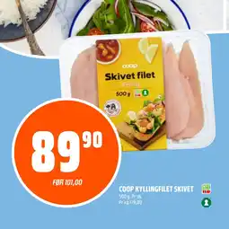 Coop Obs COOP KYLLINGFILET SKIVET tilbud