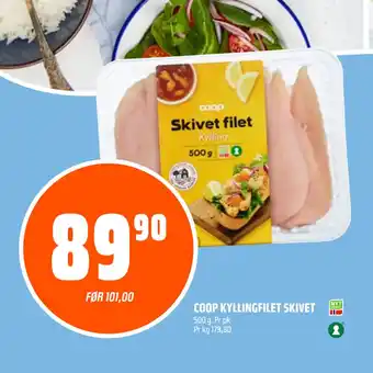 Coop Obs COOP KYLLINGFILET SKIVET tilbud