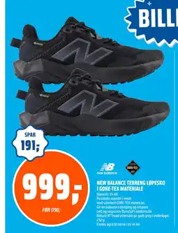 Coop Obs NEW BALANCE TERRENG LØPESKO I GORE-TEX MATERIALE tilbud