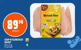 Coop Obs COOP KYLLINGFILET SKIVET tilbud