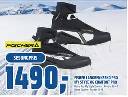 Coop Obs FISHER LANGRENNSSKO PRO MY STYLE OG COMFORT PRO tilbud