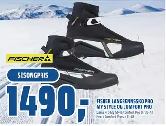 Coop Obs FISHER LANGRENNSSKO PRO MY STYLE OG COMFORT PRO tilbud