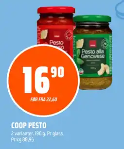 Coop Obs COOP PESTO tilbud