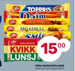 Matkroken FREIA SMÅSJOKOLADER tilbud