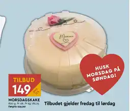 Coop Mega MORSDAGSKAKE tilbud