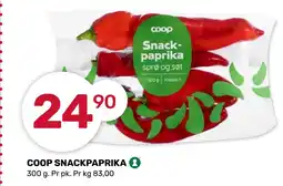 Coop Marked COOP SNACKPAPRIKA tilbud