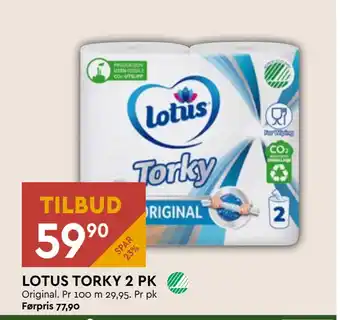 Coop Mega LOTUS TORKY 2 PK tilbud