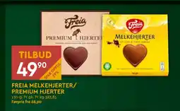 Coop Mega FREIA MELKEHJERTER/ PREMIUM HJERTER tilbud