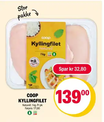 Coop Extra COOP KYLLINGFILET tilbud