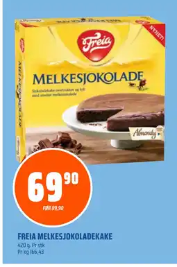 Coop Obs FREIA MELKESJOKOLADEKAKE tilbud