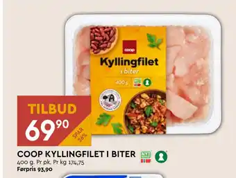 Coop Mega COOP KYLLINGFILET I BITER tilbud