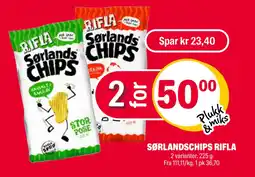 Coop Extra SØRLANDSCHIPS RIFLA tilbud