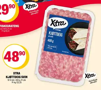 Coop Extra XTRA KJØTTDEIG SVIN tilbud