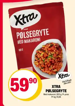 Coop Extra XTRA PØLSEGRYTE tilbud