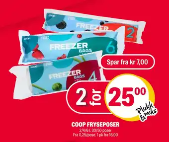 Coop Extra COOP FRYSEPOSER tilbud