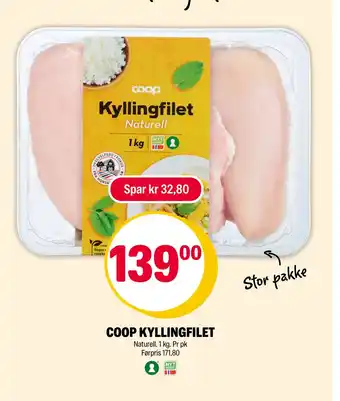 Coop Extra COOP KYLLINGFILET tilbud