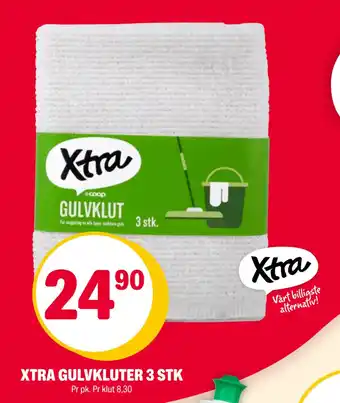 Coop Extra XTRA GULVKLUTER 3 STK tilbud