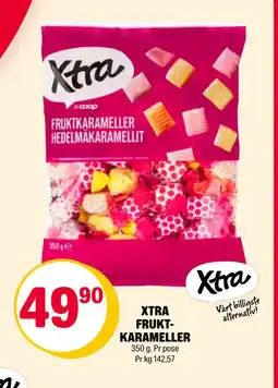 Coop Extra XTRA FRUKTKARAMELLER tilbud