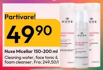 Gigaboks Nuxe Micellar 150-200 ml tilbud